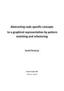 Abstracting code specific concepts to a graphical representation by