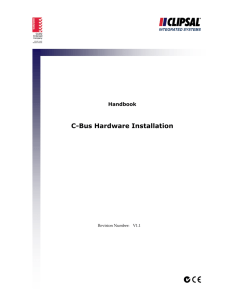 C-Bus Hardware Installation