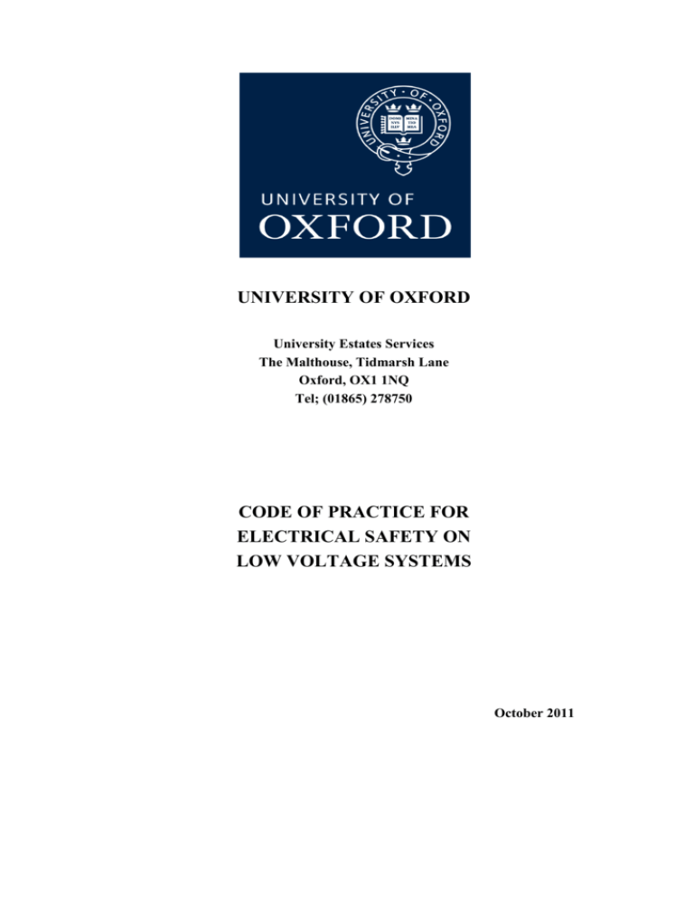 Electrical Safety of Low Voltage Systems