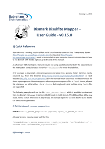 Bismark User Guide - Babraham Bioinformatics