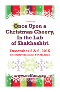 Once Upon a Christmas Cheery, In the Lab of Shakhashiri Once