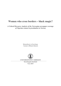 Women who cross borders - black magic?