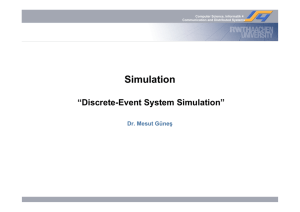 Simulation - Informatik 4