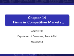 Chapter 14 - Department of – Economics