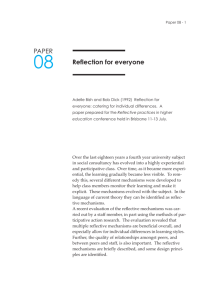 Reflection for everyone PAPER