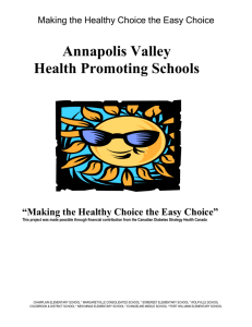 to view the Guidebook - Annapolis Valley Regional School Board