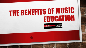 The Benefits of Music Education