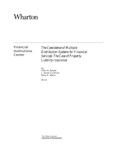 The Coexistence of Multiple Distribution Systems for Financial