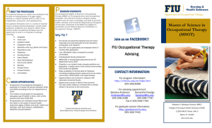 Master of Science in Occupational Therapy (MSOT)