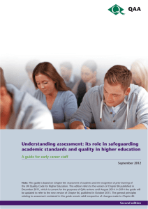 Understanding assessment