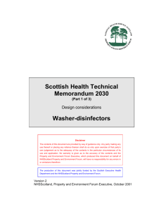 SHTM 2030 Part 1 Ver2 - Health Facilities Scotland