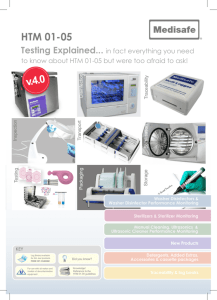 HTM 01-05 Explained - Dolphin Dental Equipment Services Ltd