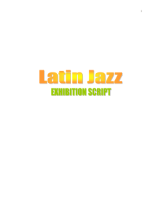 Latin Jazz - Smithsonian Institution Traveling Exhibition Service