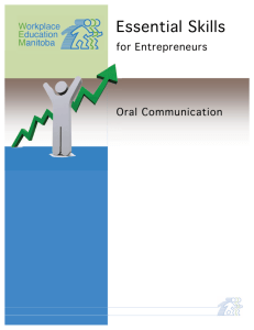 Oral Communication-Entrepreneurs