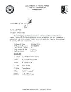 MEMORANDUM FOR AF/C\VA..tht