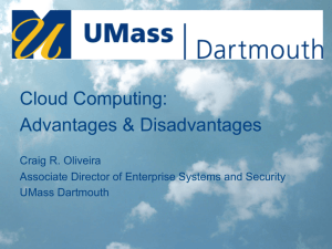 Cloud Computing: Advantages & Disadvantages