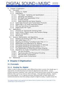 5 Chapter 5 Digitization