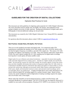 Guidelines for the Creation of Digital Collections: Digitization Best