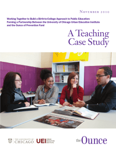 A Teaching Case Study - Foundation for Child Development