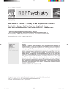 The Brazilian smoker: a survey in the largest cities of Brazil