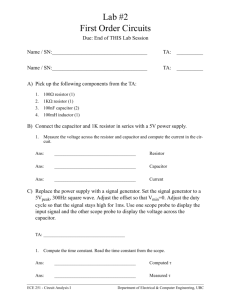Lab2 - Electrical and Computer Engineering