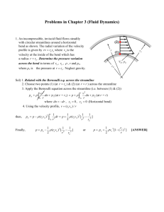 Problems in Chapter 3 (Fluid Dynamics)