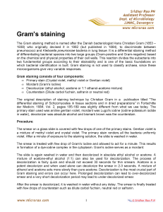 Gram's staining