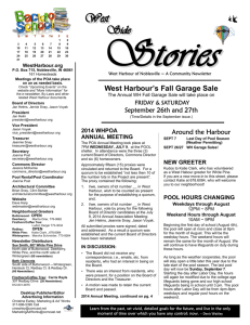 West Harbour's Fall Garage Sale