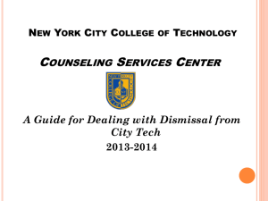 A Guide For Dealing With Dismissal From City Tech