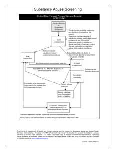 Substance Abuse Screening
