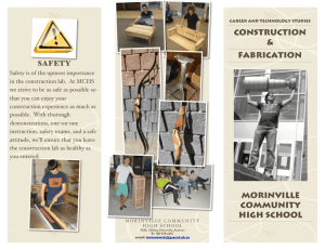 construction & fabrication morinville community high school