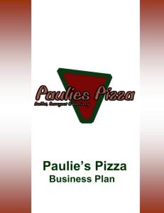 Restaurant Business Plans