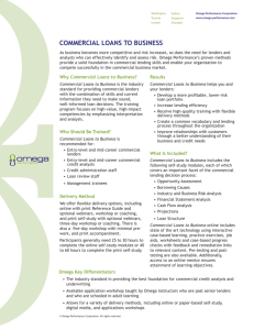 commercial loans to business