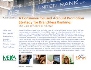 A Consumer-focused Account Promotion Strategy for Branchless