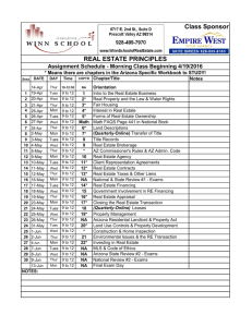 2016 Class Schedules.xlsx - Winn School of Real Estate