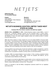 netjets business aviation limited takes next steps in china