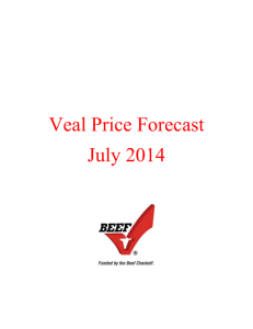Veal Price Forecast July 2014