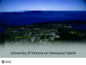 University of Victoria on Vancouver Island