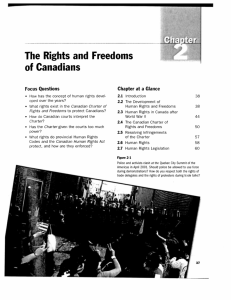 The Rights and Freedoms of Canadians