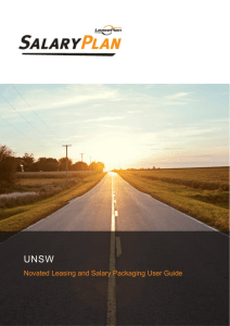 Novated Leasing and Salary Packaging User Guide