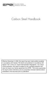 Carbon Steel Handbook
