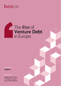 The Rise of Venture Debt in Europe