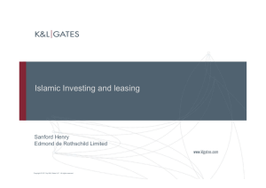 Islamic Investing and leasing