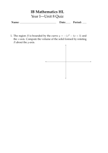 IB Mathematics HL Year I—Unit 8 Quiz