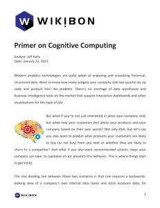 Primer on Cognitive Computing