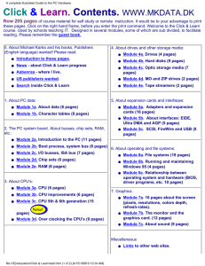 A complete illustrated Guide to the PC Hardware