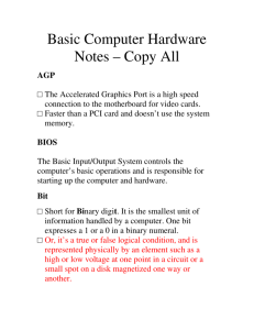 Basic Computer Hardware Notes – Copy All