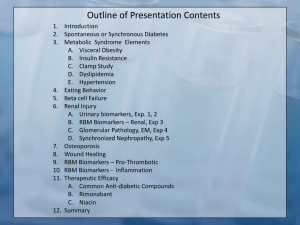 Outline of Presentation Contents