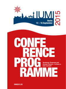 IUMI Conference Program 2015