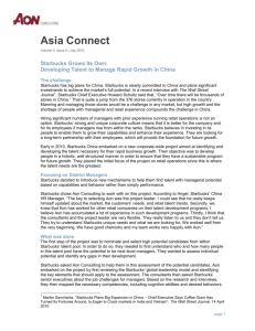 Asia Connect - Starbucks Grows Its Own